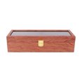 thumbnail image 1 of Watch Storage Box Case 6 Slot Luxury Watch Display Organizer for Jewelry Storage, 1 of 9