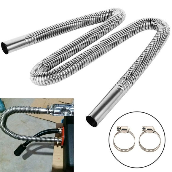 Automobile Exhaust Pipe Stainless Steel Parking Air Heater Fuel Tank Diesel Exhaust Pipe For Parking Lot Air Diesel Gas Heater Gas Storage Tank