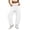 White, variant on Gym Sweatpants Women Zaewscy Women's Solid Color Elastic High Waist Wide Leg Sports Curved Knife Sweatpants With Casual Loose Jogging Pants With Pockets Sports Pants