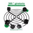 thumbnail image 3 of 2 Base Soporte Maceta Portamaceta Ruedas 27x27cm Negros, 3 of 5
