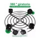 thumbnail image 3 of 2 Base Soporte Maceta Portamaceta Ruedas 27x27cm Negros, 3 of 5