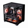 thumbnail image 1 of PC Case Sea View Room Gaming Computer Desktop M-ATX Motherboard Double-Sided Tempered Glass PC Gamer Cabinet, 1 of 6