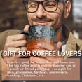 thumbnail image 5 of 12oz Glaze Ceramic Beer Cup - Coffee Mug Tea Cup with Handle for Office and Home Microwave and Dishwasher Safe - Birthday Gift (Blue and Orange), 5 of 16