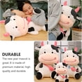 thumbnail image 4 of FELTECHELECTR 1 adorable muñeco de peluche de vaca con forma de buey., 4 of 6