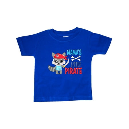 

Inktastic Mama s Little Pirate Cute Raccoon with Sword Gift Baby Boy or Baby Girl T-Shirt