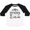 thumbnail image 3 of Inktastic My Nonna Loves Me Girls Girls Toddler T-Shirt, 3 of 5