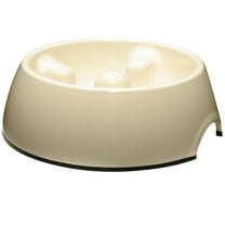 Dogit Go Slo Anti-Gulping Bowl White SM