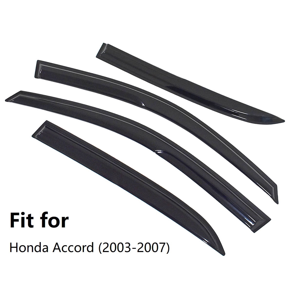Fit for Honda Accord 2003-2007 Window Vent Visor Rain Deflector Sun Guard (4 Pcs)
