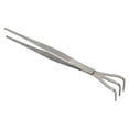 thumbnail image 2 of Root Rake, Ergonomic Handle 3 Prong Antislip Bonsai Root Rake  For Potted Plant Straight,Bent, 2 of 8