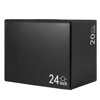 Gymax Fitness 3 in 1 Foam Jumping Box Plyometric Box for Jump Training