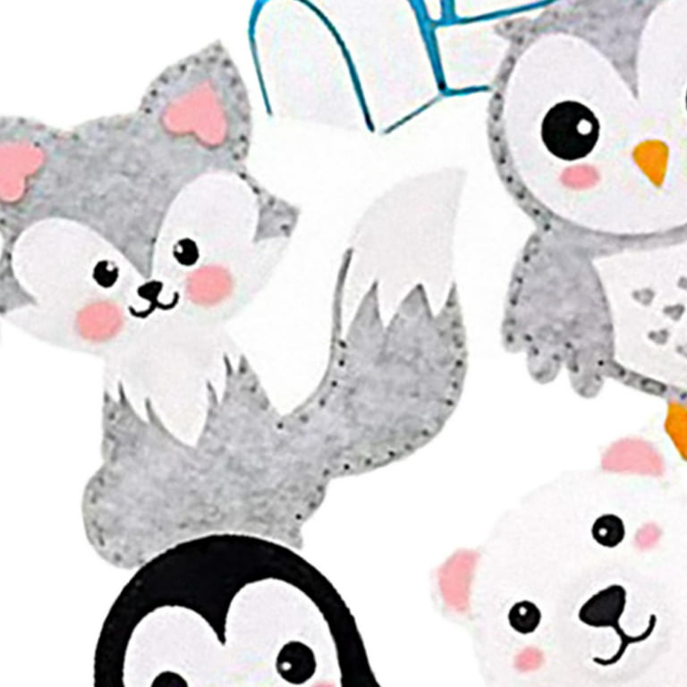  MOMOTOYS Arctic Animals Kids Sewing Kits Ages 8-12 to Improve  Dexterity – Sew Spectacular Adorable Animals - Beginner Sewing Kit for Kids  – Kids Felt Sewing Kit - Sew Cute Kits