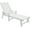White, variant on Dextrus Outdoor Chaise Lounge Chair with Wide Armrest and Adjustable Backrest, Waterproof Resin Patio Lounger with 350lbs Capacity