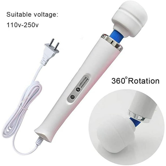 Portable Handheld Personal Massager, 8 Speeds & 20 Modes, Massage Wand for Women Men Muscle Back Neck Tension Relief