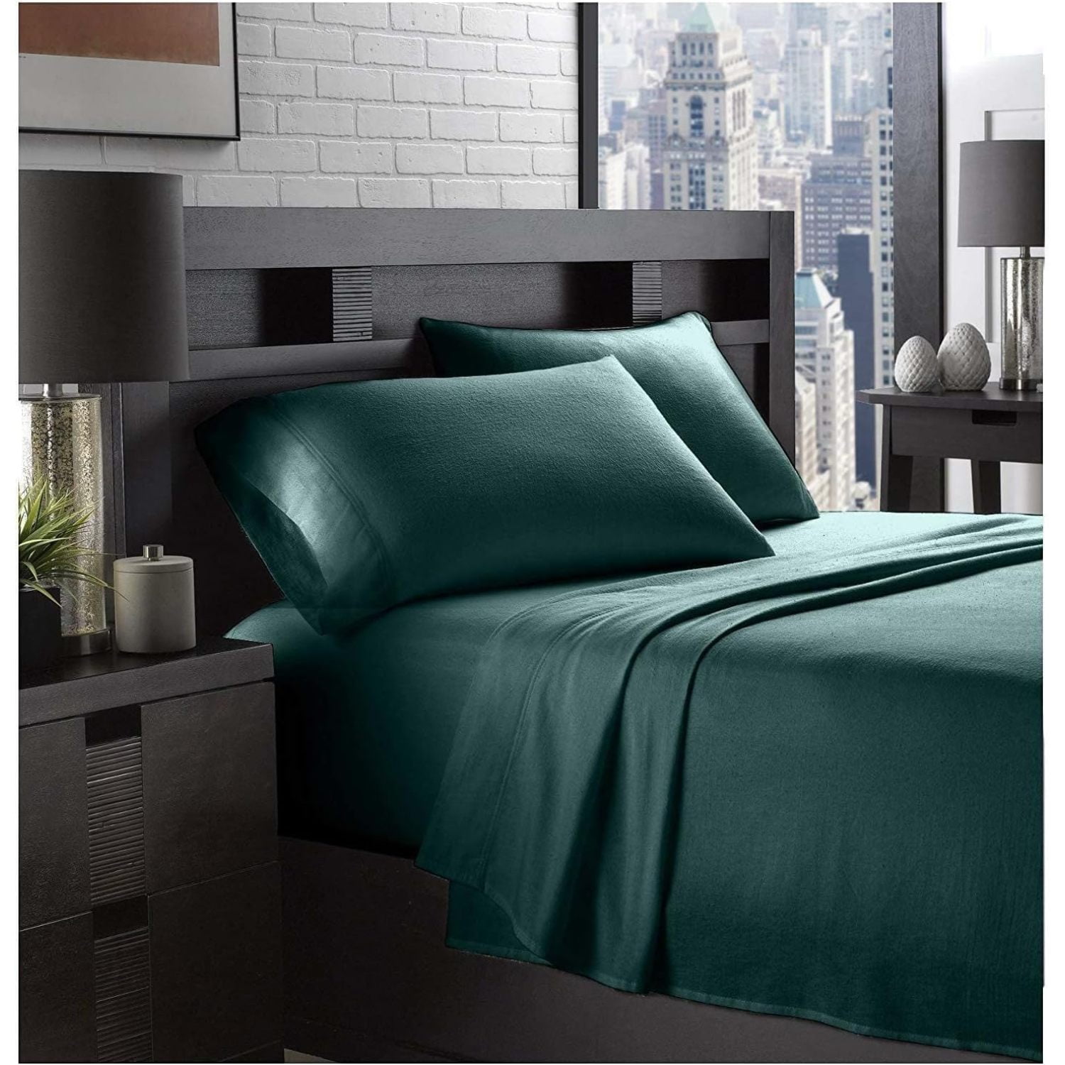 Fitted Flannel Sheet for Winter 100 Cotton Deep Pocket Fully