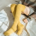 thumbnail image 4 of Happy Date Wool Thigh High Socks Over the Knee Socks Thigh High Stockings Extra Long Boot Thick Socks Leg Warmers for Women, 4 of 8