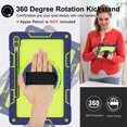 thumbnail image 2 of Dteck for Samsung Galaxy Tab S9 FE+ 5G Case / Tab S9 Plus Case 12.4" 2023 With Pencil Holder, 360 Rotating Hand Strap & Stand Drop-Proof Case for Galaxy Tab S9 FE Plus/S9 12.4",Navy Green, 2 of 8