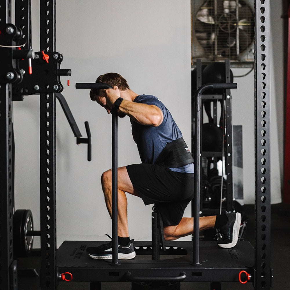 Titan Fitness Rack Mounted SquatMax-MD, Fits T-3, X-3, and TITAN Series Power Racks, Rated 1,300 LB