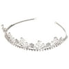 Tiara Headband-pearl & Rhinestone Flower