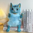 thumbnail image 1 of Muñeco de peluche de látex Ornamental, estatua de gato pavo real egipcio, modelo de fantasía de gama alta, juguetes, regalo de cumpleañoszhangmengyablue+ zhangmengya unisex, 1 of 2