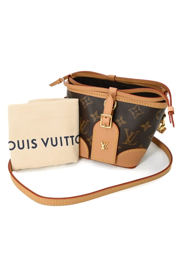 Pre-Owned LOUIS VUITTON Louis Vuitton Noe Purse Monogram Canvas Leather Shoulder Bag Brown...