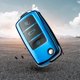 thumbnail image 5 of Funda para llave de coche azul, funda para llave de VW Golf Skoda, funda para llave de asiento, funda para llave de coche de TPU con botones, 5 of 5