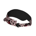 thumbnail image 2 of Sikiie Snake And Rose Sun Visor Hat Adjustable Velcro Golf Visor Sports Sunscreen Visor Hat for Outdoor Activities, 2 of 7