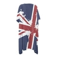 thumbnail image 2 of HELLHERO High Quality Fabrics Bathing Suit Cover Up for Beach Lightweight Loose Artsy Union Jack, 2 of 6