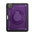 thumbnail image 2 of FJLBDE Case for iPad Pro 11 Inch 2022/2021/2020/2018 iPad 11 4th/3rd/2nd/1st Gen with 360 Rotating Stand, Shoulder Strap, Heavy Duty Shockproof Cover, Purple, 2 of 7