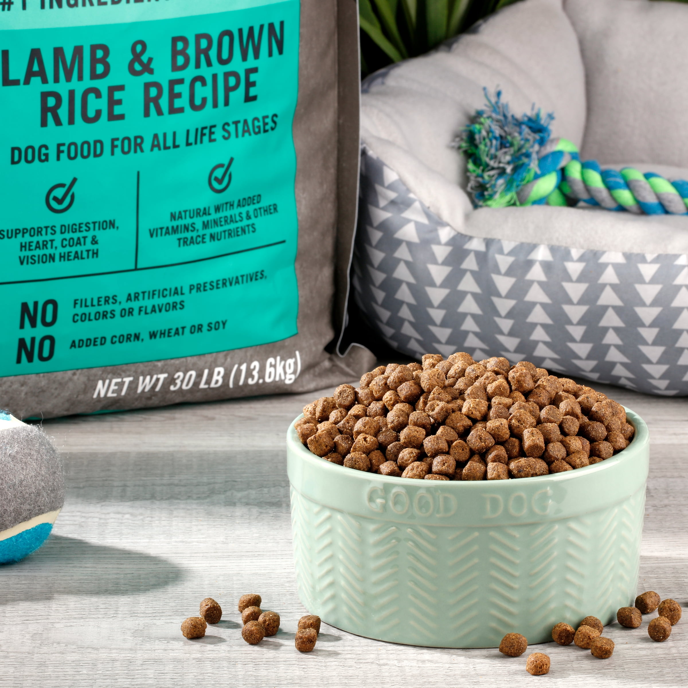 Pure Balance Lamb Brown Rice Recipe Dry Dog Food 30 lbs
