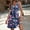 Purple, variant on Njoeus Summer Dresses for Women 2024 Boho Floral Print Beach Cover Up Women Sleeveless Tank Mini Dress Casual Loose Sundress with Pockets
