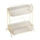 thumbnail image 3 of Organizador de cosméticos, escurridor de tazas y jarros, multiusos, 2 niveles, para almacenamiento en el hogar Blanco, 3 of 9