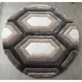 thumbnail image 4 of MDA Rug Imports Mateos Collection Grey/White Area Rug 7' Round 6' Round Indoor,Runner,Accent Round,Runner, 4 of 5