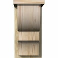 thumbnail image 2 of 8"W x 12"D x 16"H Ridgewood Rough Sawn Corbel w/Backplate, Douglas Fir, 2 of 9