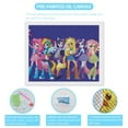thumbnail image 6 of My Lit-tle Pony Diamond Arts Kits for Adults Diamond Art Gem Art Painting Full Drill Round Art Gem Painting Kit for Home Wall Decor 16"x20", 6 of 8