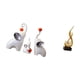 thumbnail image 5 of Escultura de llama de familia de elefantes, figura moderna, artesanía animal, adorno de escritorio para sala de estar, dormitorio, decoración de, 5 of 8