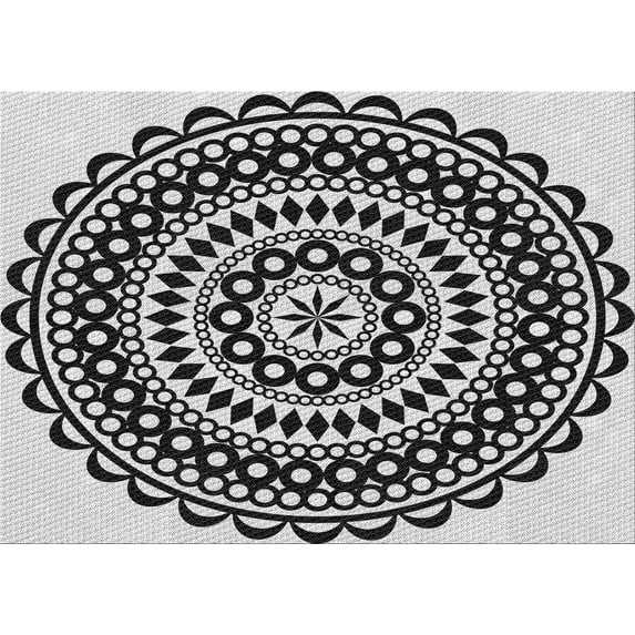 Ahgly Company Machine Washable Indoor Rectangle Transitional Gray Brown Area Rugs, 2' x 3'