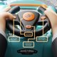 thumbnail image 4 of Juego De Coches De Aventura, Juguete Con Volante, Divertidos Efectos De Sonido, Juego Interactivo De Coches De Carreras De Conducción Simulada, 4 of 7