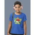 thumbnail image 2 of Frogs On Mushroom T-Shirt Juniors -Image by Shutterstock,  x-Large, 2 of 4