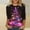 11-Hot Pink, variant on Christmas T Shirts for Women Long Sleeve Pullover Xmas Tree Print Lights Graphic Casual Holiday Winter Tops