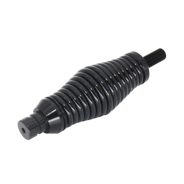 Luz de látigo LED, Base de resorte, antena, montaje de resorte, antena móvil con carga central, resorte, duradero, negro, resistente para camión UTV a