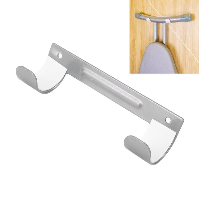 Ironing Board Holder, Wall Mount Non Slip Ironing Board Hanging Shelf for Laundry Room Kitchen Home Wardrobe