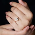 thumbnail image 6 of Rosec Jewels Marquise Moissanite Engagement Ring for Women (1 Ct, 5x10 mm, D-VS1 Grade), 14K Rose Gold, US 4.50, 6 of 8