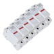 thumbnail image 4 of Base De Fusibles De Potencia, Base De Fusibles RO16 Ignífuga Montada En Riel Fácil De Ensamblar Para Distribución De Energía Para Protección De Circuitos Amonsee 1P, 4 of 8