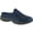 Navy/Glitter, variant on Easy Spirit Womens Travel Time Glitter Slip On Mule Sneakers