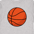 thumbnail image 4 of Inktastic Basketball Sports Ball Boys or Girls Long Sleeve Toddler T-Shirt, 4 of 5