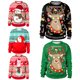 thumbnail image 2 of Suéter de Navidad feo para regalo, Jersey divertido de Papá Noel y elfo, Jerseys para hombres y mujeres, sudadera para fiesta de cumpleaños y Navidad, 2024, 2 of 5