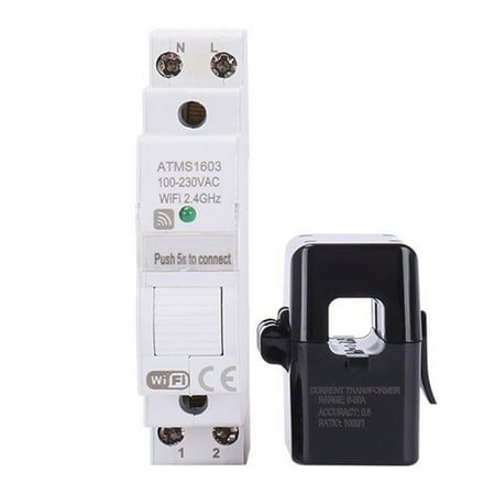 

Lierteer Smart Wifi Single-Phase Energy Meter For Home Use Measures Power Consumption