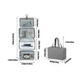thumbnail image 3 of Travel Toiletry Bag for Women, Dopp Kit for Men, Waterproof Makeup Bag Shaving Bag with Hanging Hook, Portable Toiletry Organizer for Traveling and Camping, 3 of 8