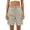Khaki, variant on Gunia Cargo Shorts For Women Bermuda Shorts Casual Workwear Shorts With Five Pocket Design Lightweight Shorts With Pockets And Drawstring Hiking Shorts Grey 2Xl