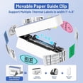 thumbnail image 5 of Miaoyou Bluetooth Thermal Label Printer, Blue, 5 of 5